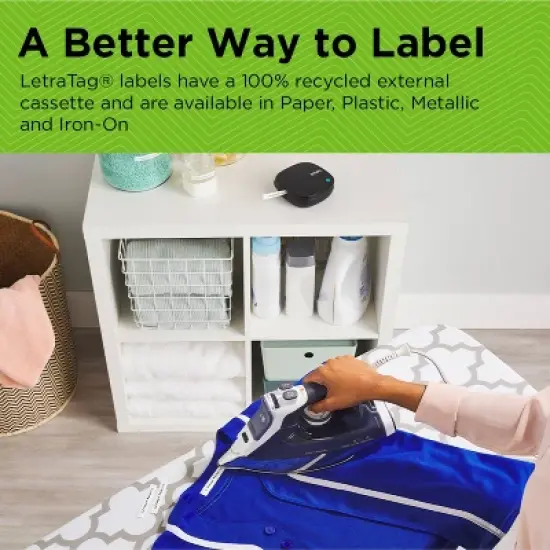 DYMO Letratag 200 Bluetooth Label Maker with White Paper Label Tape image {3}