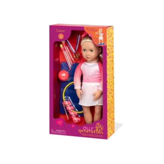 Our Generation Posable 18" Rhythmic Gymnastics Doll - Diane image {4}
