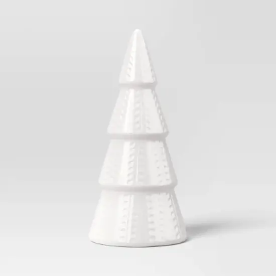 8" Christmas Ceramic Tree Shaped Decor - Wondershop&trade; image {4}