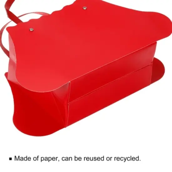 Unique Bargains Flower Bouquet Packaging Bag Gift Bag with Handle for Party Favor 4 Pcs image {3}