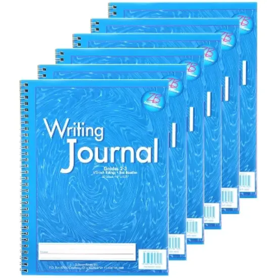 Zaner-Bloser My Writing Journal, Grade 2-3, Blue, Pack of 6 image {3}
