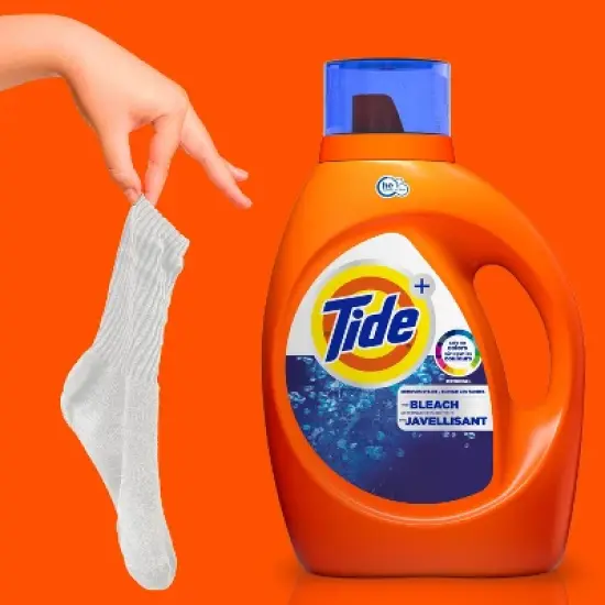 Tide with Bleach Alternative Original Scent HE Compatible Liquid Laundry Detergent - 92 fl oz image {6}