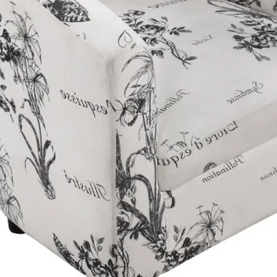 Breighton Home Take a Seat Churchill Accent Chair with Ottoman image {6}