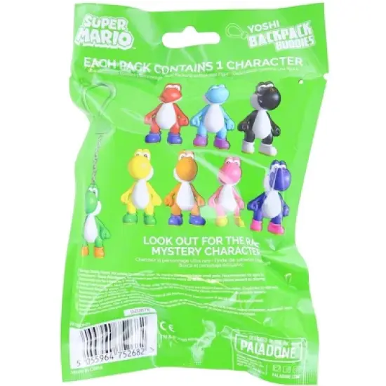 Jakks Pacific Super Mario Yoshi Backpack Buddies Blind Bag | One Random image {1}
