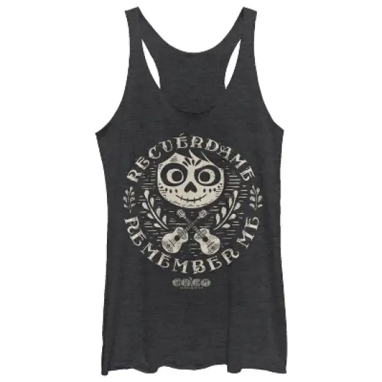 Women's Coco Remember Me Song Racerback Tank Top image {2}