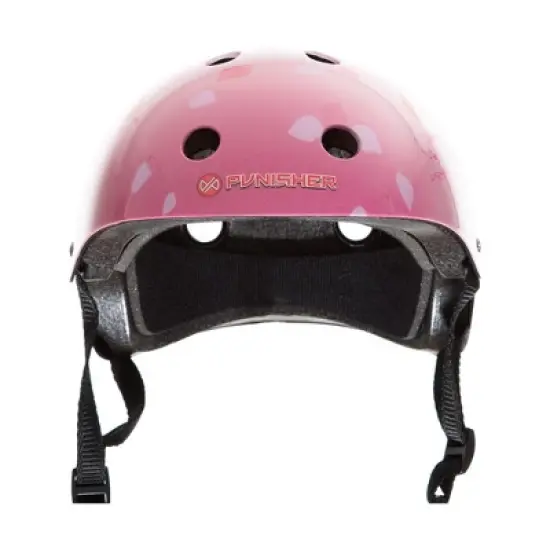 Punisher Skateboards Samurai Geisha Multi-Sport Skateboard Helmet 11-vent Size Medium, Pink image {2}