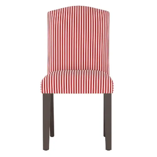 Alex Camel Back Dining Chair in Stripe - Skyline Furniture image {8}