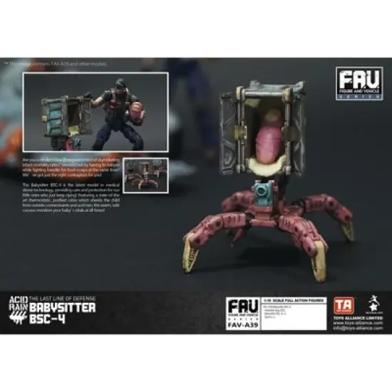 FAV-A39 Babysitter BSC-4 1:18 Scale | Acid Rain FAV Action figures image {1}