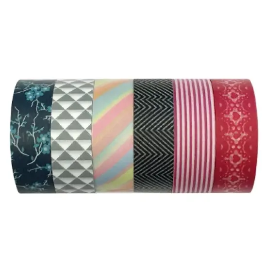 Wrapables Washi Masking Tape Collection, Premium Value Pack image {41}