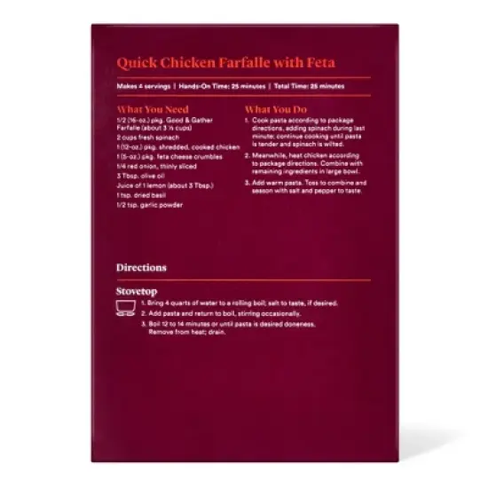 Farfalle - 16oz - Good & Gather&trade; image {2}