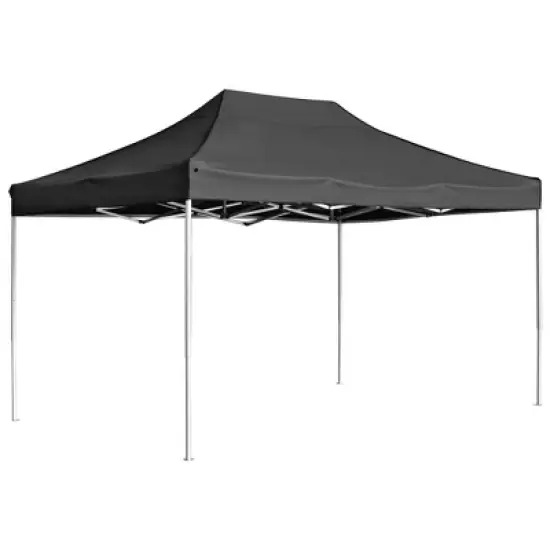 vidaXL Party Tent Anthracite Aluminum alloy, Oxford fabric with PVC coating image {1}