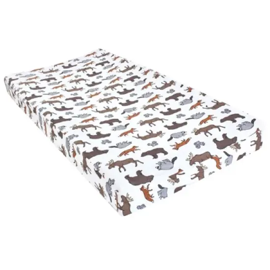 Hudson Baby Infant Boy Changing Pad Cover, Animal Adventure, One Size image {2}