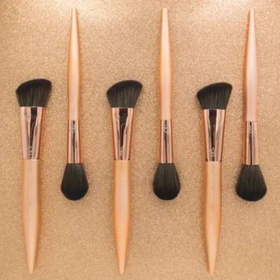 OMNIA Brush Rose Gold Contour Makeup Brush, BOM-01 image {2}