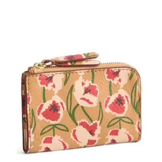 Vera Bradley Women's Leather Zip Card Pouch image {2}