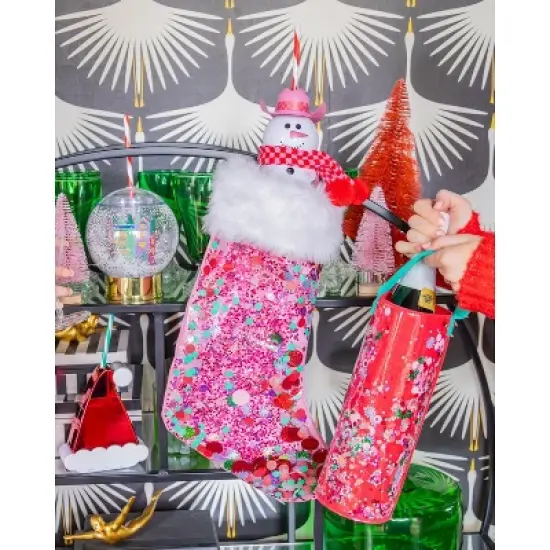 Holiday Red Confetti Bag image {6}