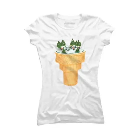 Junior's Design By Humans Sno-Cone By BullShirtCo T-Shirt image {4}