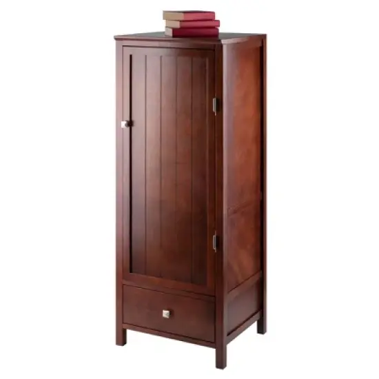 Brooke Jelly Close Cupboard with Door and Drawer Wood/Espresso - Winsome image {4}