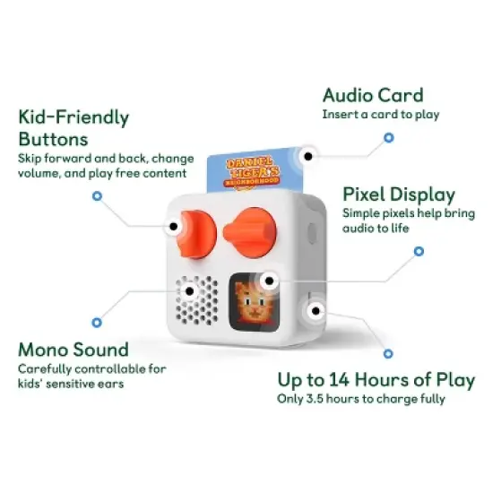 Yoto Daniel Tiger's Neighborhood 5-Minute Stories Audio Card: Preschool Reading Tool image {4}
