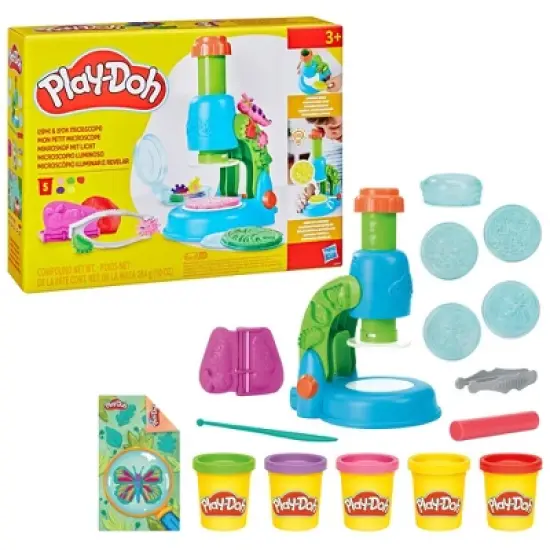 Play-Doh Light and Look Microscope Playset - 18pc image {2}