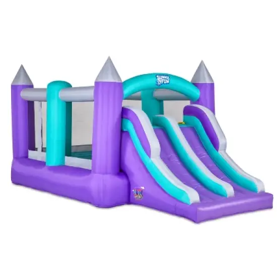 Sunny & Fun Inflatable Bounce House, Dual Slide Bouncy Castle image {9}