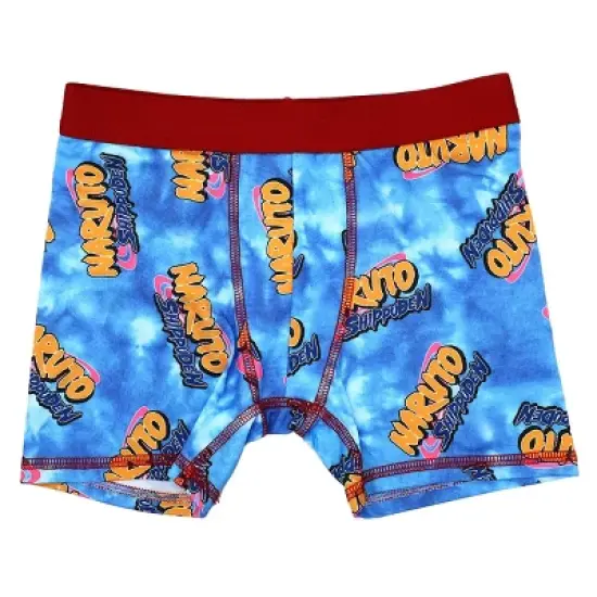 Naruto Shippuden Character Print Multipack Boys Boxer Briefs Underwear image {3}