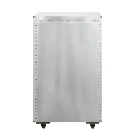 21.26" Raini Wine Rack Aluminum - Acme Furniture: 35.43" High, Holds 23 Bottles, Wood Composite image {4}