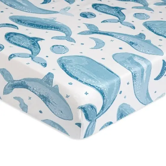 Crane Baby Cotton Sateen Fitted Crib Sheet image {10}