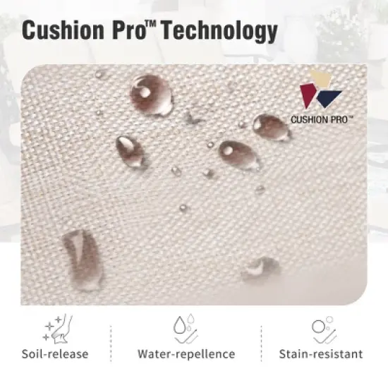 Captiva Designs 4pc Extra Large Metal Outdoor Patio Fire Pit Set with Swivel Pattern-back Chairs image {9}