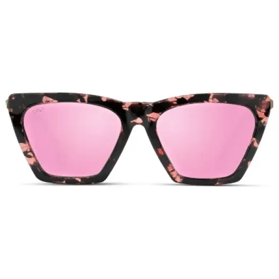 WMP Eyewear Cat Eye Shape Metal Frame Polarized Sunglasses image {9}