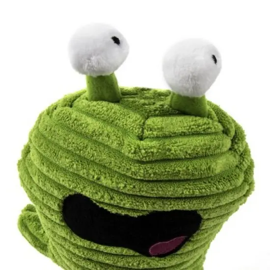 goDog PlayClean Germs Monster Squeaker Plush Pet Toy for Dogs & Puppies image {2}