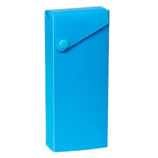 C-Line Plastic Snap Pencil Case Assorted Tropic Colors Pack of 24 (CLI05600-24) image {5}