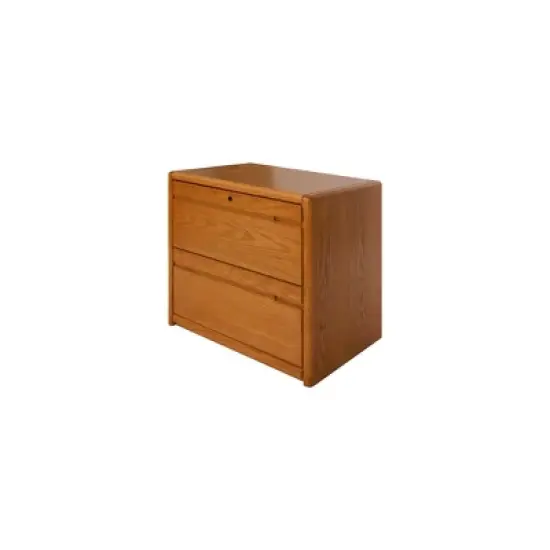2 Drawer File Brown - Martin Furniture image {1}