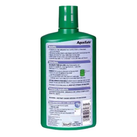Tetra Pond AquaSafe Makes Tap Water Safe for Pond Fish Water Conditioner - 16.9 fl oz image {3}