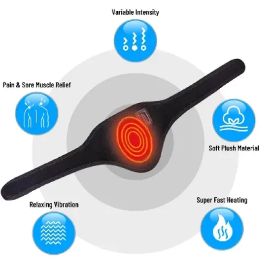 TRAKK Heating Pad Wrap Belt for Neck- Compress Therapy image {1}