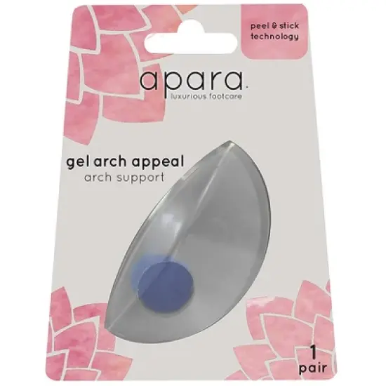 Sof Sole Apara Women's Gel Arch Appeal Support Shoe Insoles - Clear image {1}