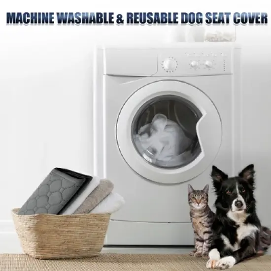 Unique Bargains Reuse Car Dog Seat Cover 2 Pcs image {2}
