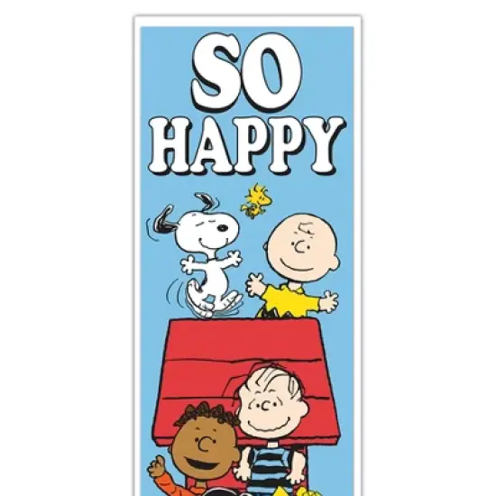 Eureka&reg; Peanuts&reg; So Glad You Are Here! Banner - Vertical, Pack of 6 image {2}