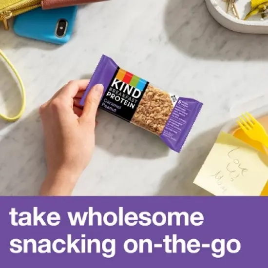 KIND Caramel Peanut Breakfast Nutrition Bars - 10.58oz/6ct image {2}
