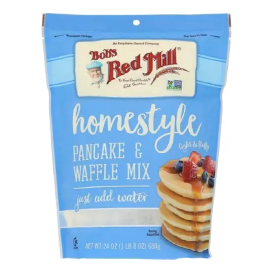 Bob's Red Mill Homestyle Pancake & Waffle Mix - Case of 4/24 oz image {1}