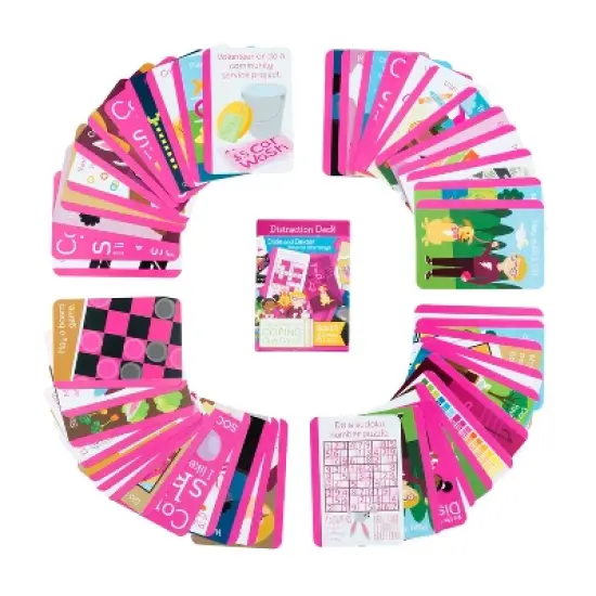 Coping Skills for Kids Coping Cue Cards Distraction Deck image {3}
