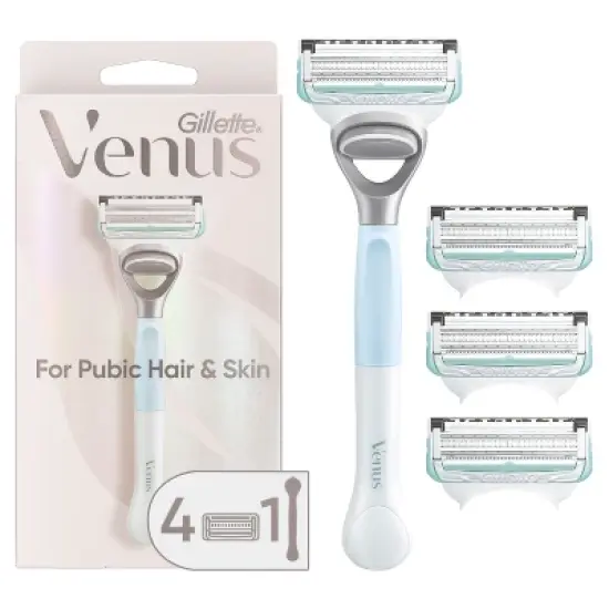 Venus for Pubic Hair & Skin Women's Razor + Razor Blade Refills image {11}