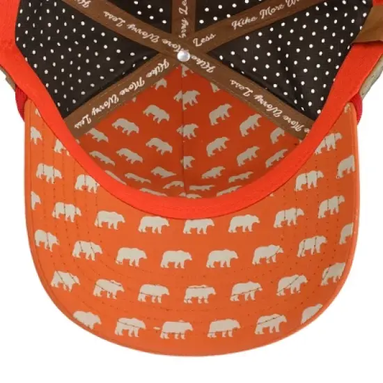 Great Smoky Mountains National Park Rust and Tan 6-Panel Unstructured Hat image {5}