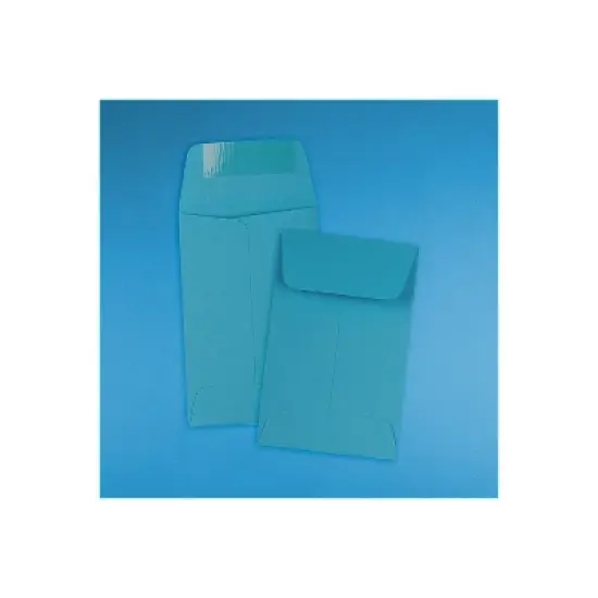 JAM Paper #1 Coin Business Colored Envelopes 2.25 x 3.5 Blue Recycled 352727818F image {3}