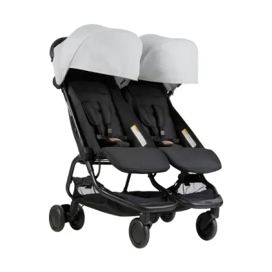 Mountain Buggy Nano Duo Stroller in Silver image {5}