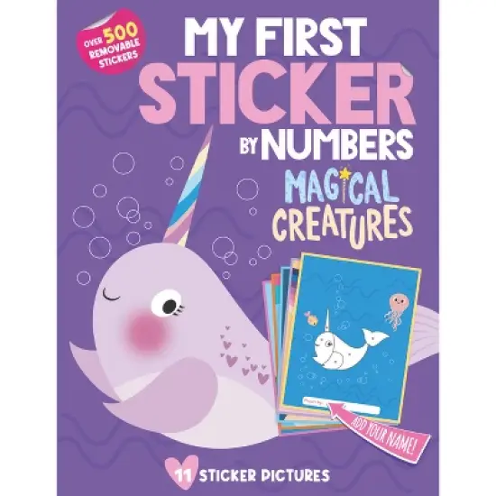 My First Sticker by Numbers: Magical Creatures - by Hazel Quintanilla (Paperback) image {1}