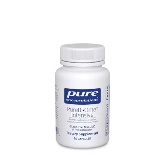 Pure Encapsulations PureBi&bull;Ome Intensive - Hypoallergenic Multi-Strain Probiotic Blend to Support Healthy Intestinal Microflora Balance - 30 Capsules image {8}