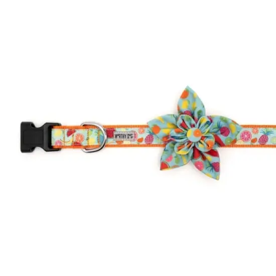 The Worthy Dog Tutti Frutti Adjustable Flower Accessory image {3}