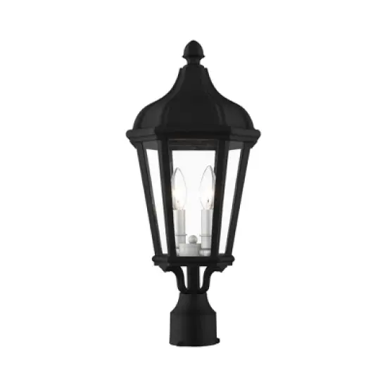 Livex Lighting Morgan 2 - Light Post Light in  Textured Black image {4}