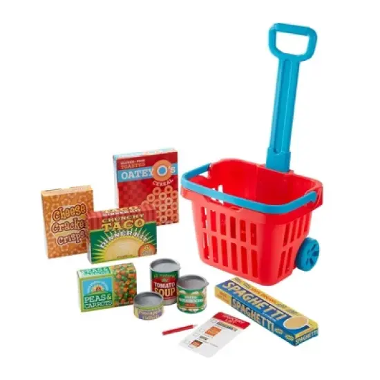 Melissa & Doug Fill & Roll Grocery Basket Playset image {3}