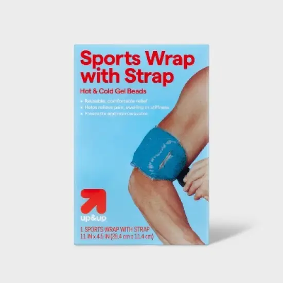 Hot + Cold Gel Bead Sports Wrap with Strap - up&up&trade; image {3}